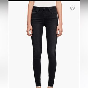 ⭐️L’Agence Marguerite High Waist Skinny Jeans size 25 nwt Dark Graphite